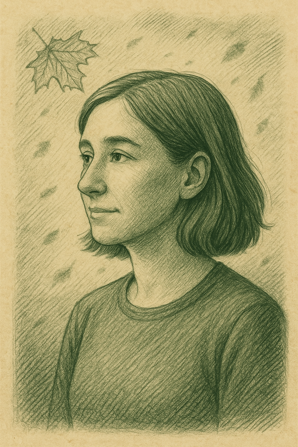 Mana mit grünen Haaren, die geheimnisvolle Begleiterin