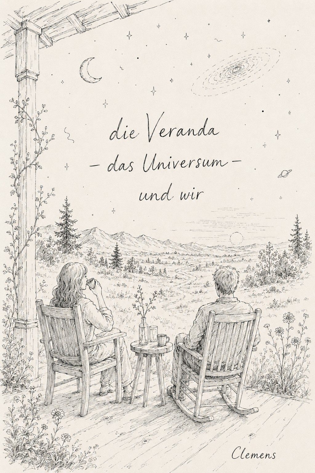 Cover: die Veranda – das Universum – und wir